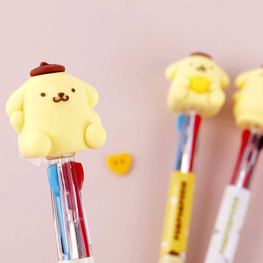 Sanrio Pompompurin Figure 3-Color Pen