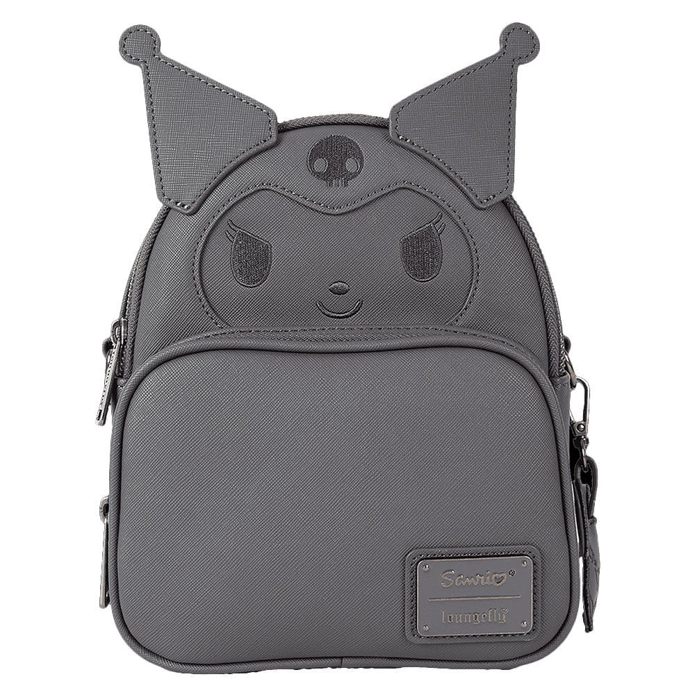 Loungefly x Kuromi Monochrome Cosplay Convertible Mini Backpack & Crossbody Bag