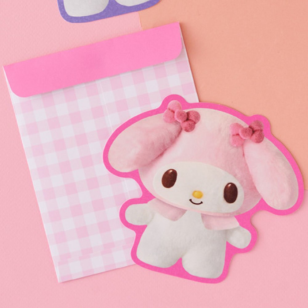 Sanrio Letter Card, Letter card and envelopes, Hello Kitty Letter card and envelopes, My Melody Letter card and envelopes, Cinnamoroll Letter card and envelopes, Pochacco Letter card and envelopes, Kuromi Letter card and envelopes, Invitaions card
