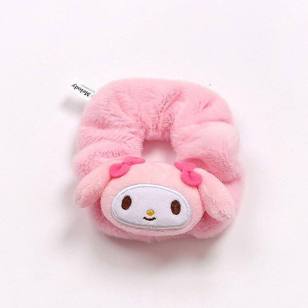 Sanrio Characters Fluffy Hair Scrunchies