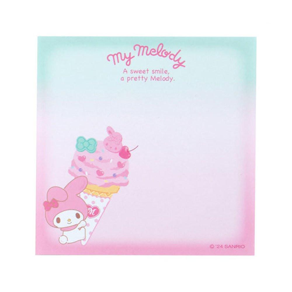 My Melody Memo Pad :Ice Cream Party