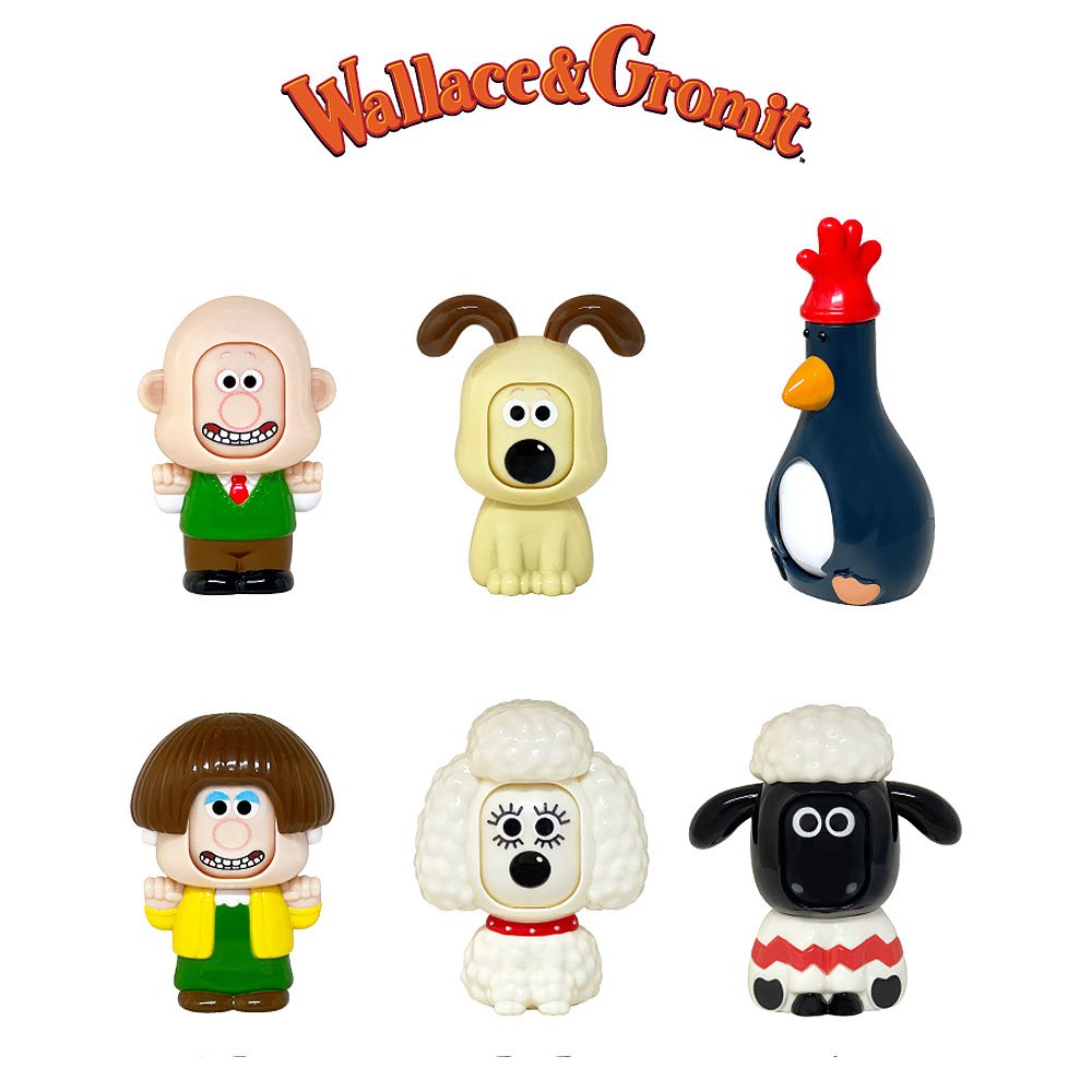 Wallace & Gromit Face Change Random Figure