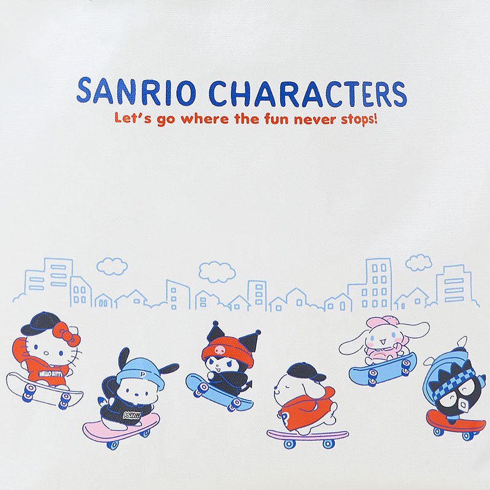 Sanrio Characters Skateboard Tote Bag