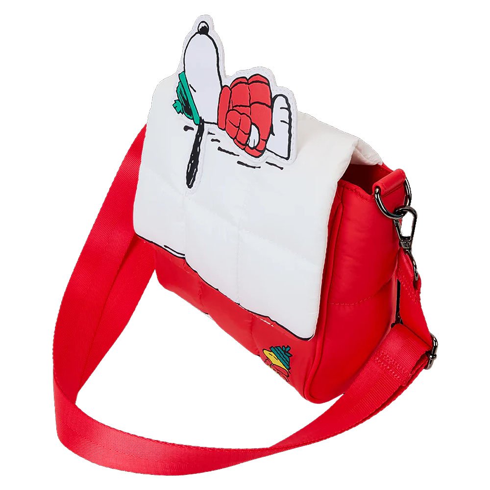 Loungefly x Peanuts Snoopy & Woodstock Snow Day Doghouse Crossbody Bag