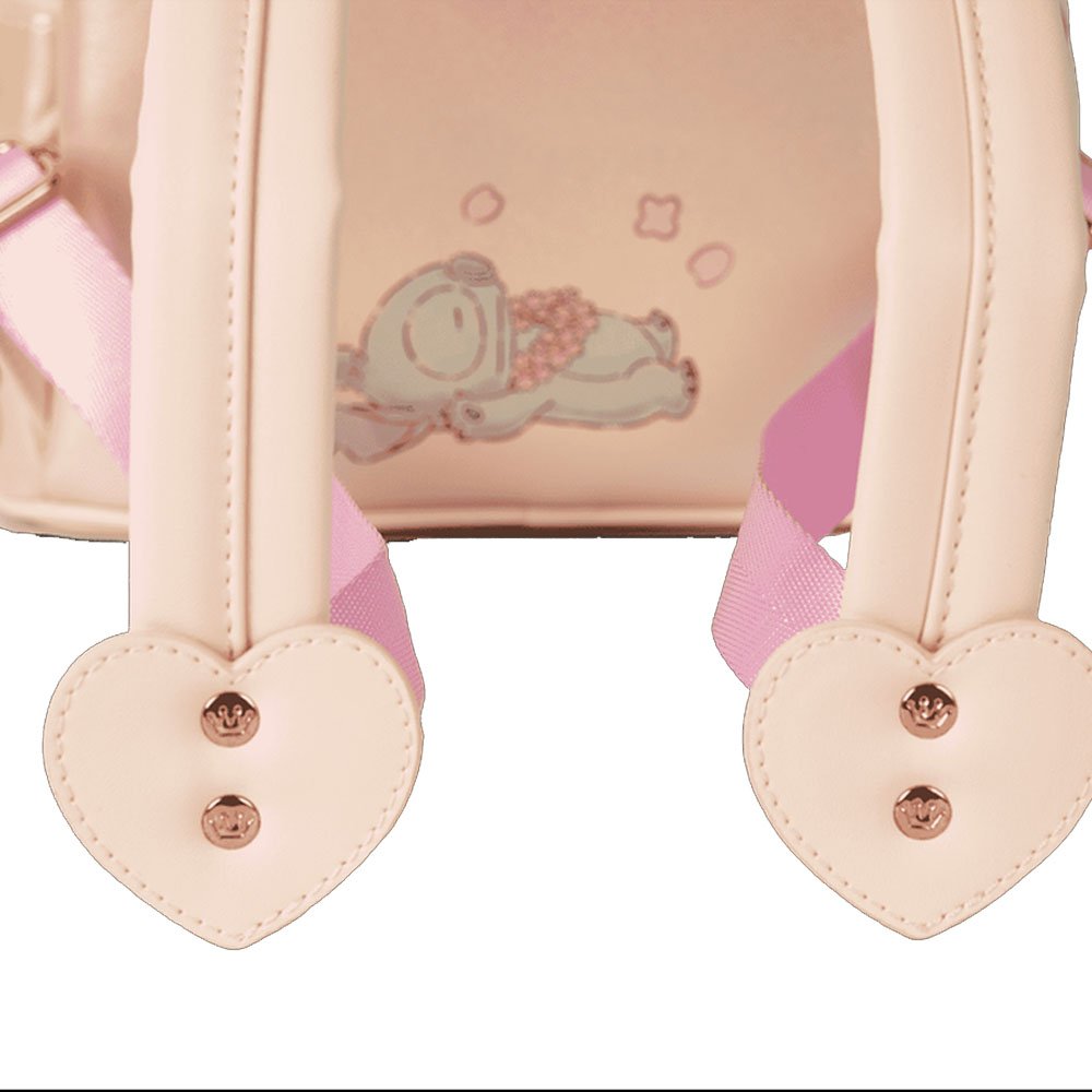 Loungefly x Stitch & Angel Cherry Blossom Heart Mini Backpack