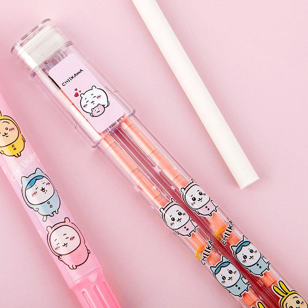 Chiikawa and Friends Cartridge Pencil and Eraser Stationery Set