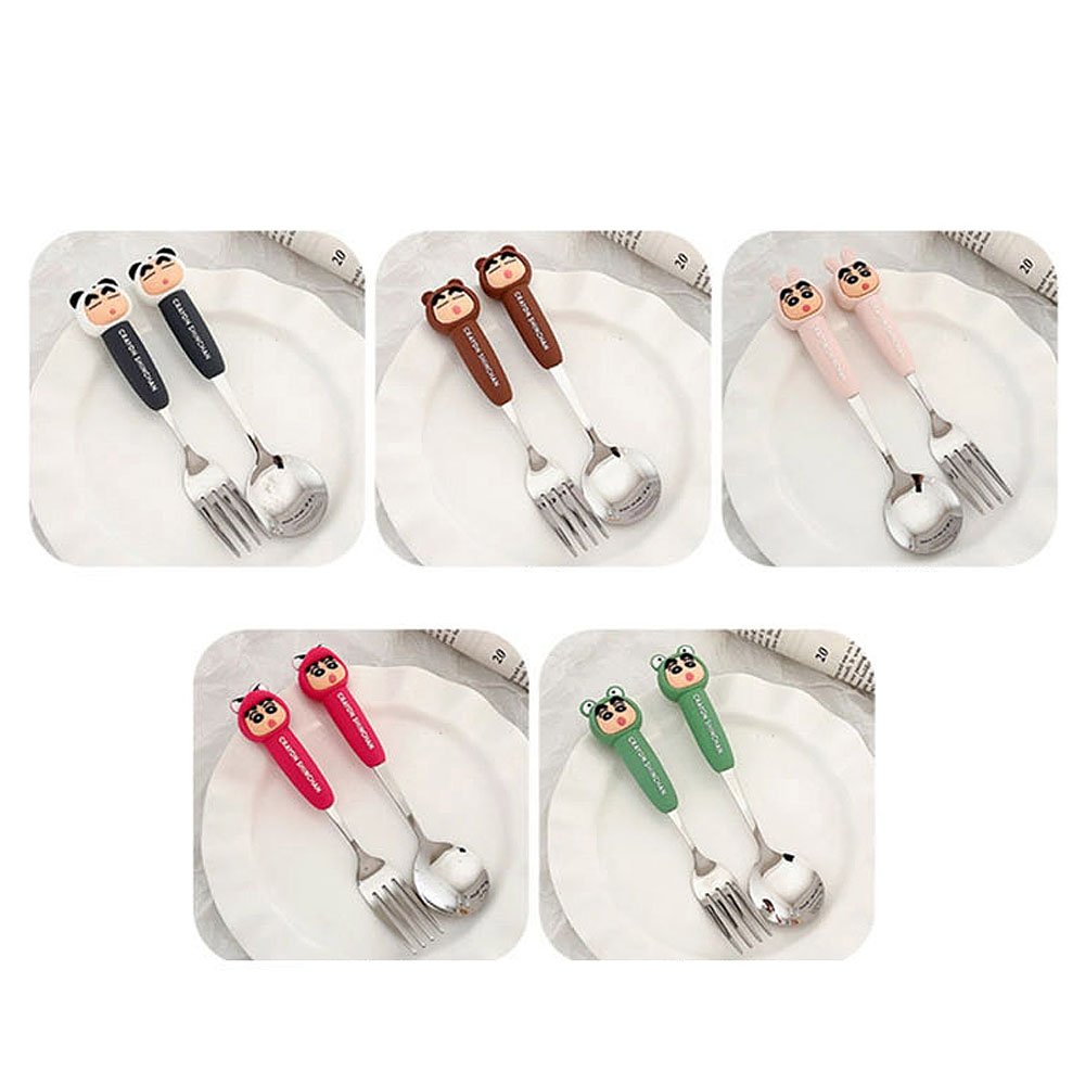 Crayon Shin-chan Figure Fork & Spoon