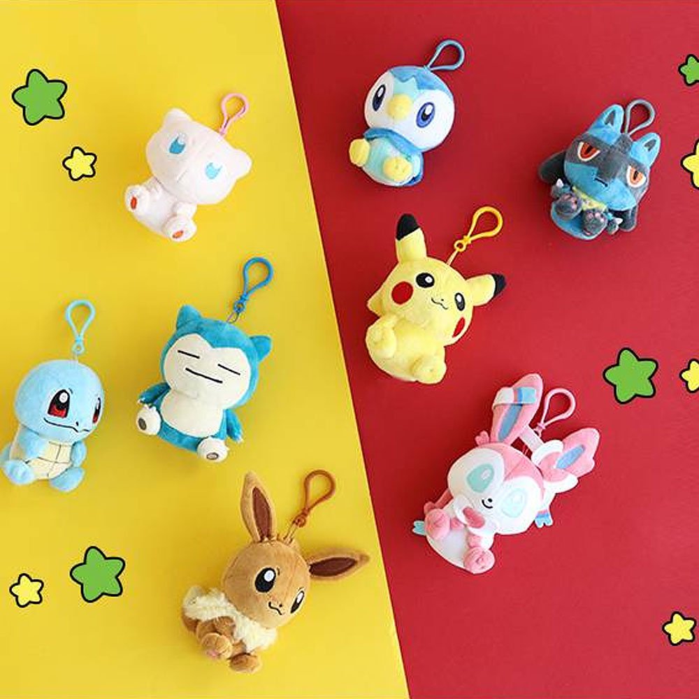 Pokemon Cutie-Pop Mew Clip-On Plush