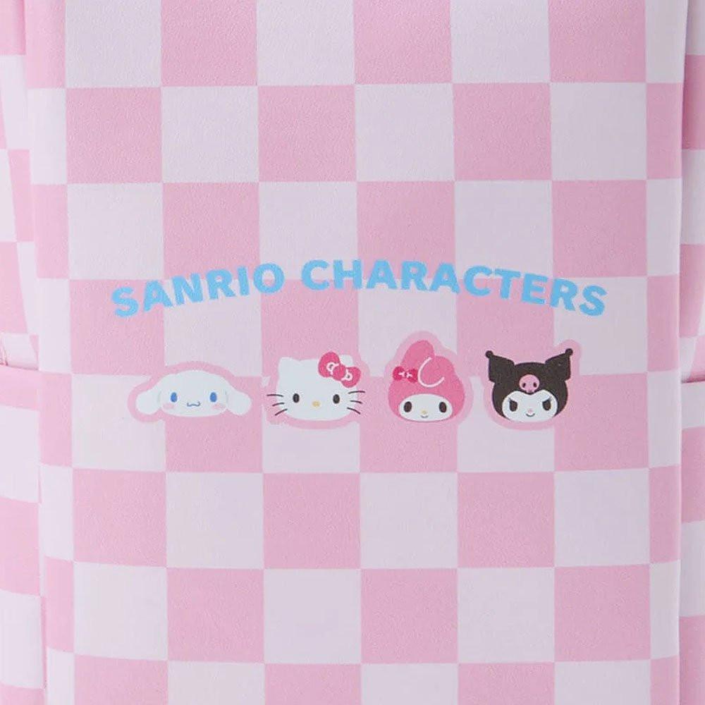 Sanrio Characters PVC Shoulder Bag :Pastel Check