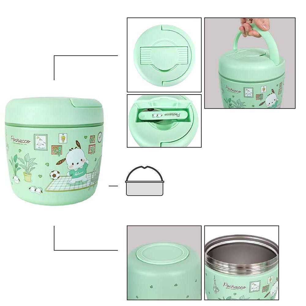 Sanrio Pochacco Insulated Stainless Bento Box