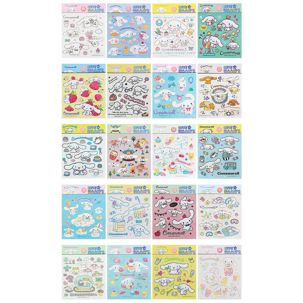 Sanrio Cinnamoroll Deco Sticker Sheets
