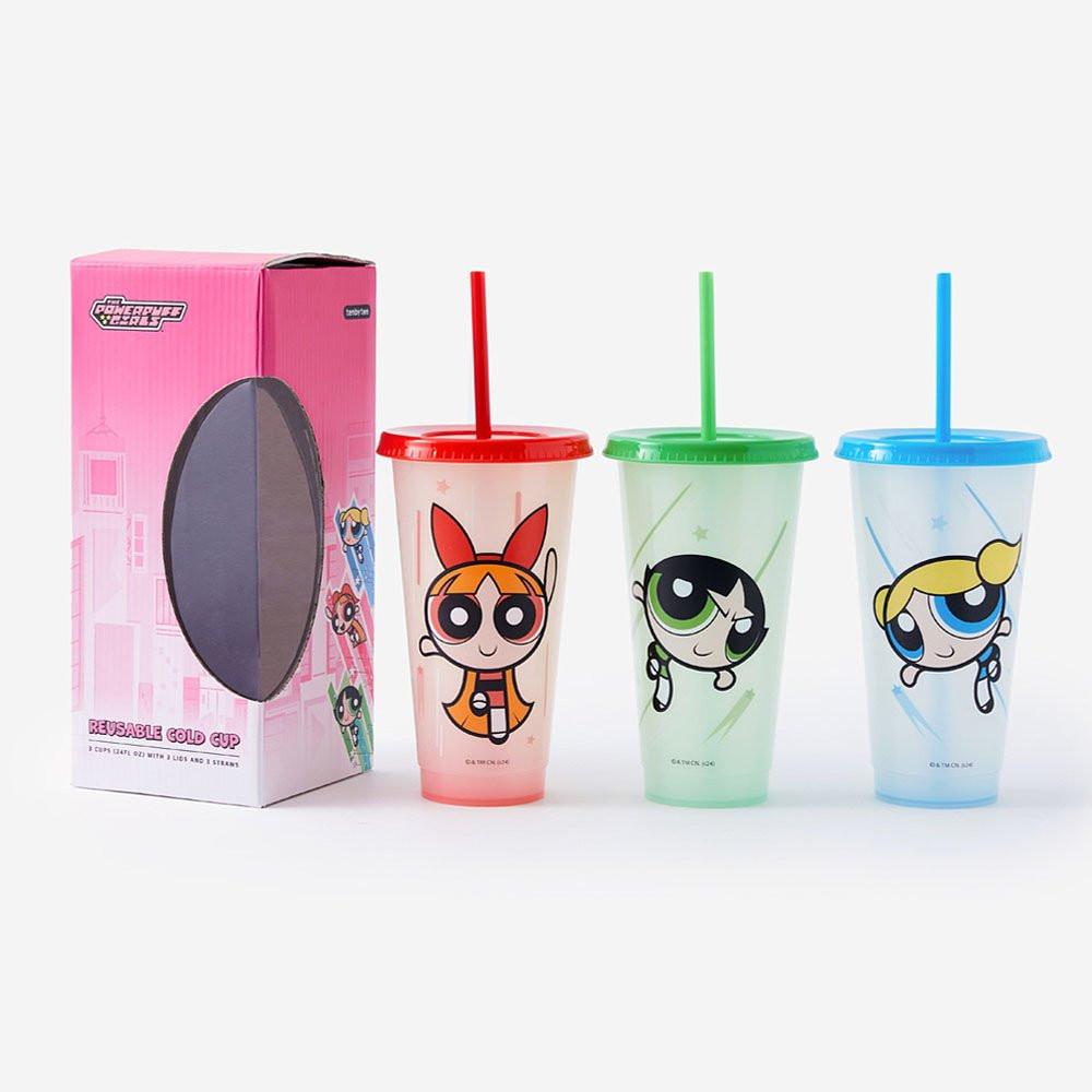 Powerpuff Girls Reusable Cold Cups Set