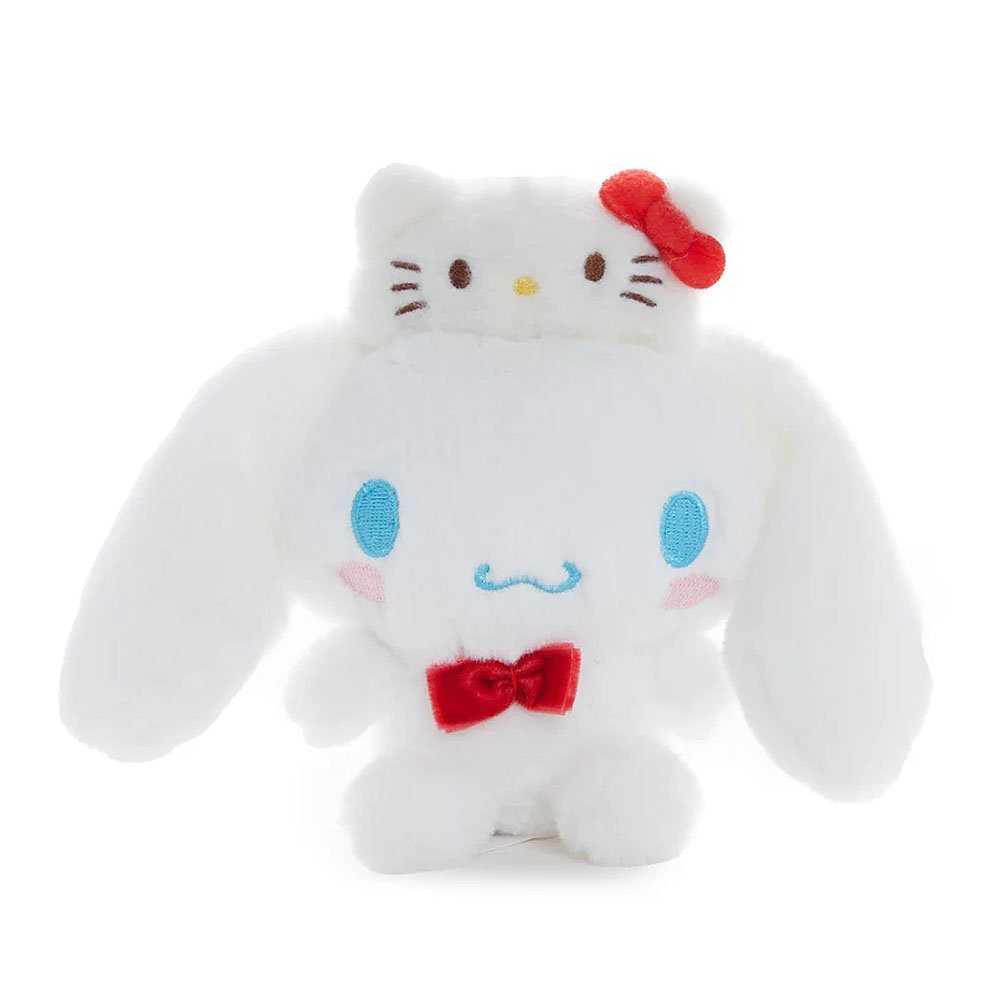 Cinnamoroll Mascot Keychain Plush :Hello Kitty 50th Anniversary