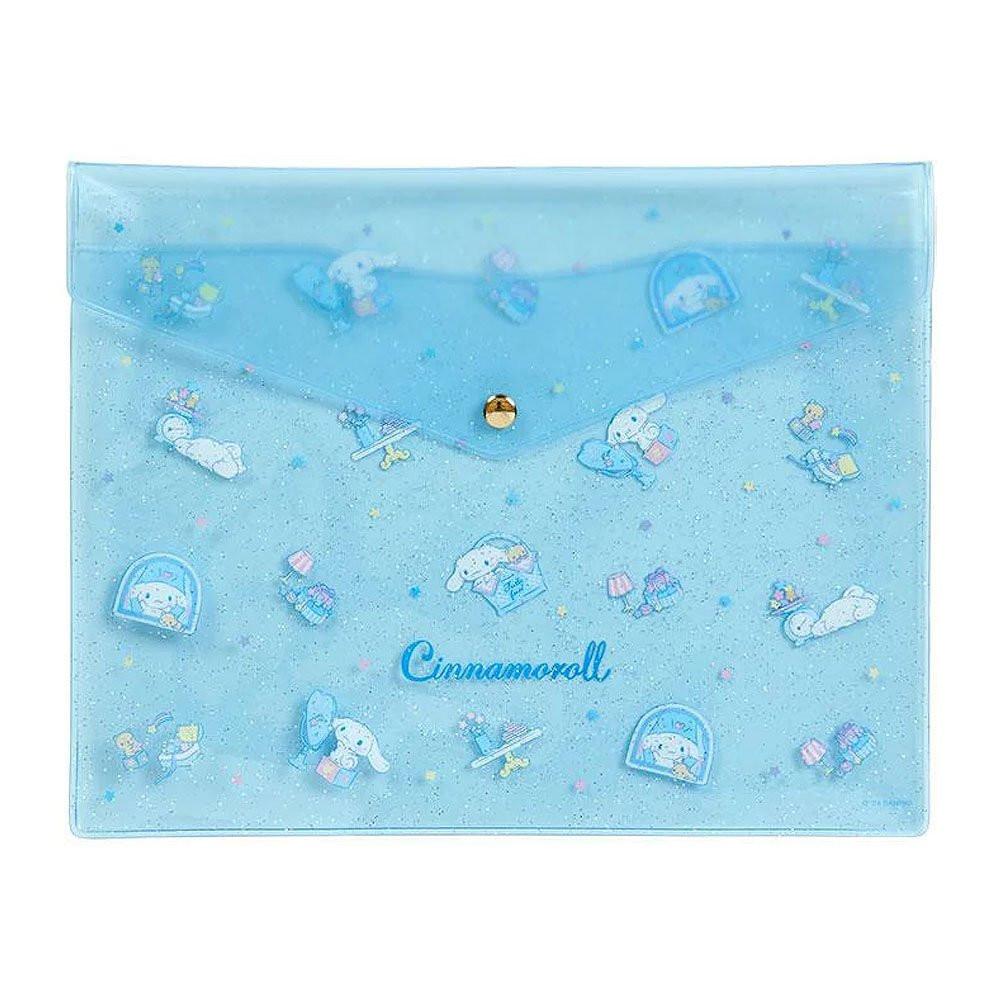 Cinnamoroll PVC Glitter Flat Pouch