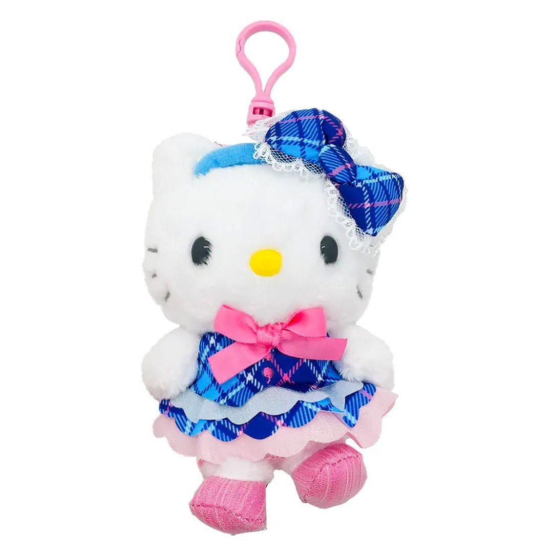 Sanrio Hello Kitty Girls Group Mascot Clip-On Plush Keychain