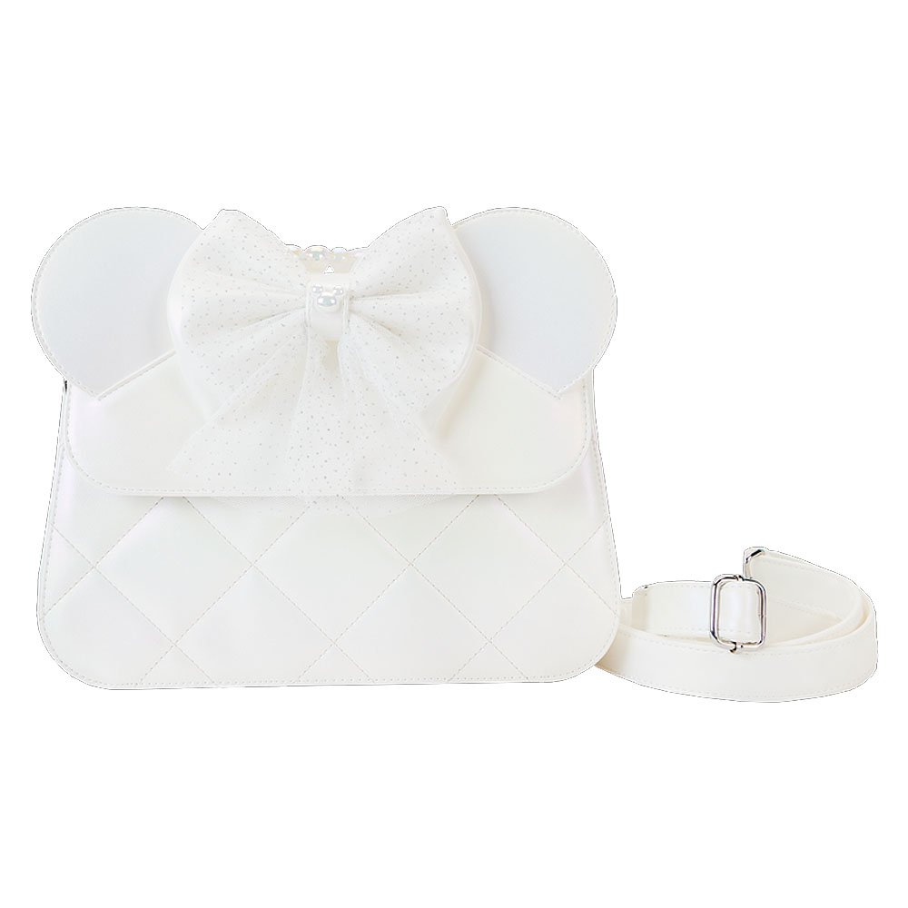 Loungefly x Minnie Mouse Iridescent Wedding Crossbody Bag