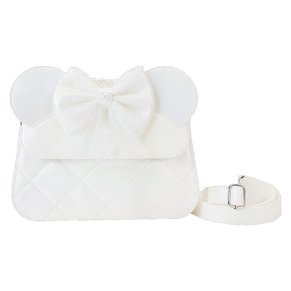 Loungefly x Minnie Mouse Iridescent Wedding Crossbody Bag