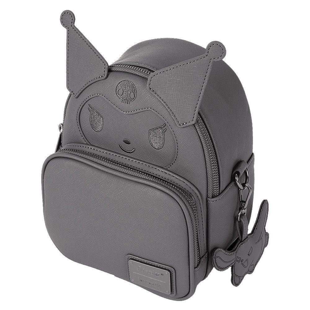 Loungefly x Kuromi Monochrome Cosplay Convertible Mini Backpack & Crossbody Bag