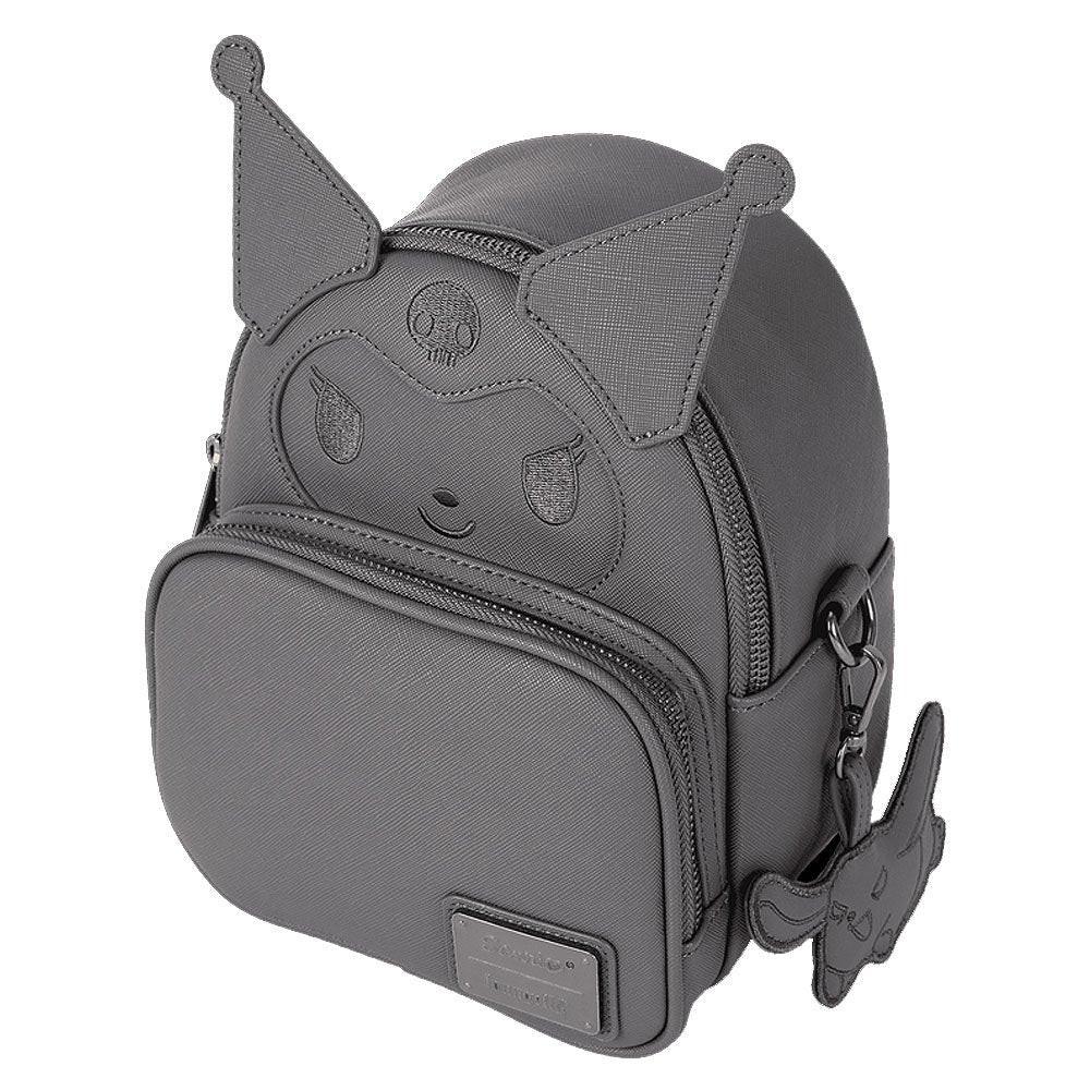 Loungefly x Kuromi Monochrome Cosplay Convertible Mini Backpack & Crossbody Bag