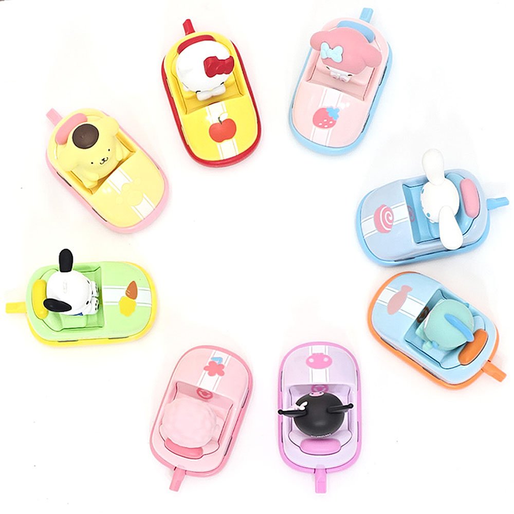 Sanrio Characters Bumper Car Figure & Puzzle Blind Box