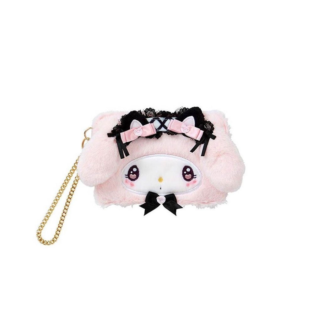 Sanrio My Melody Card Case with Chain :Dream Ribbon