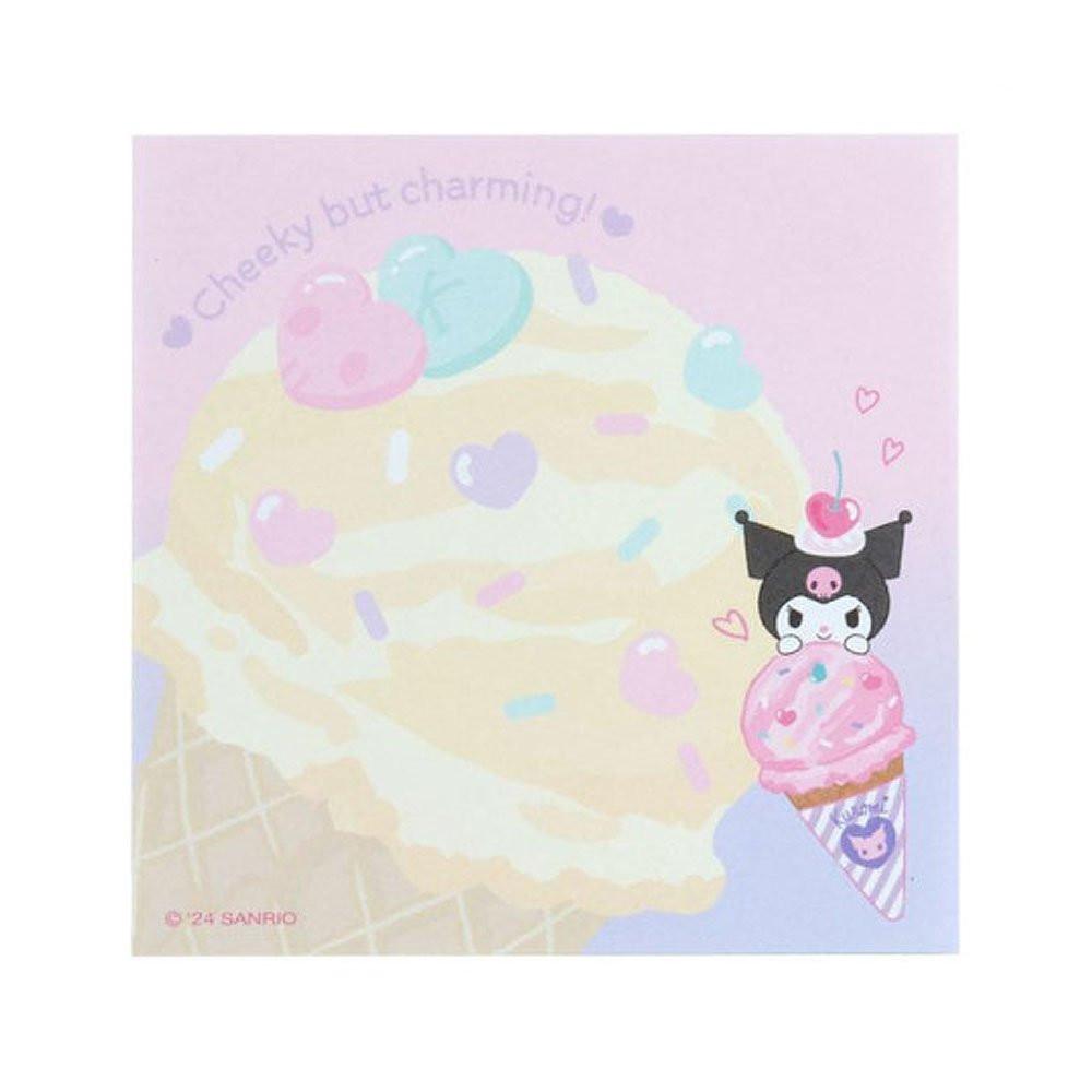 Kuromi Memo Pad :Ice Cream Party