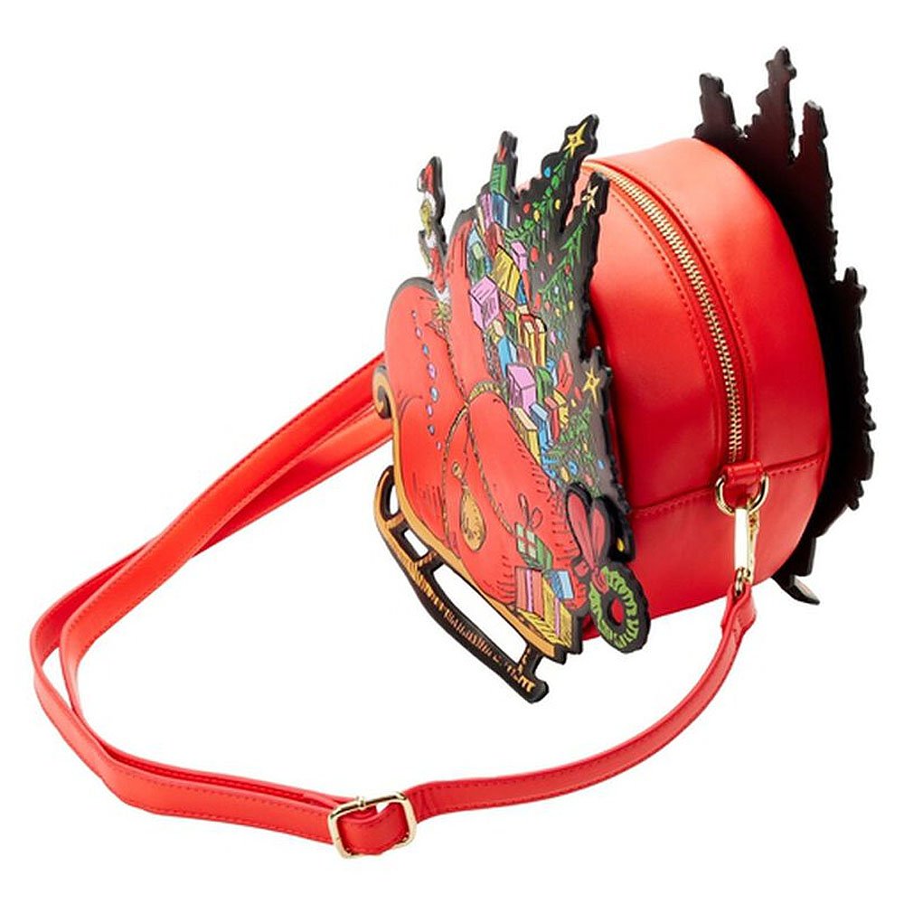 Loungefly x Dr. Seuss' How The Grinch Stole Christmas! Grinch Sleigh Crossbody Bag