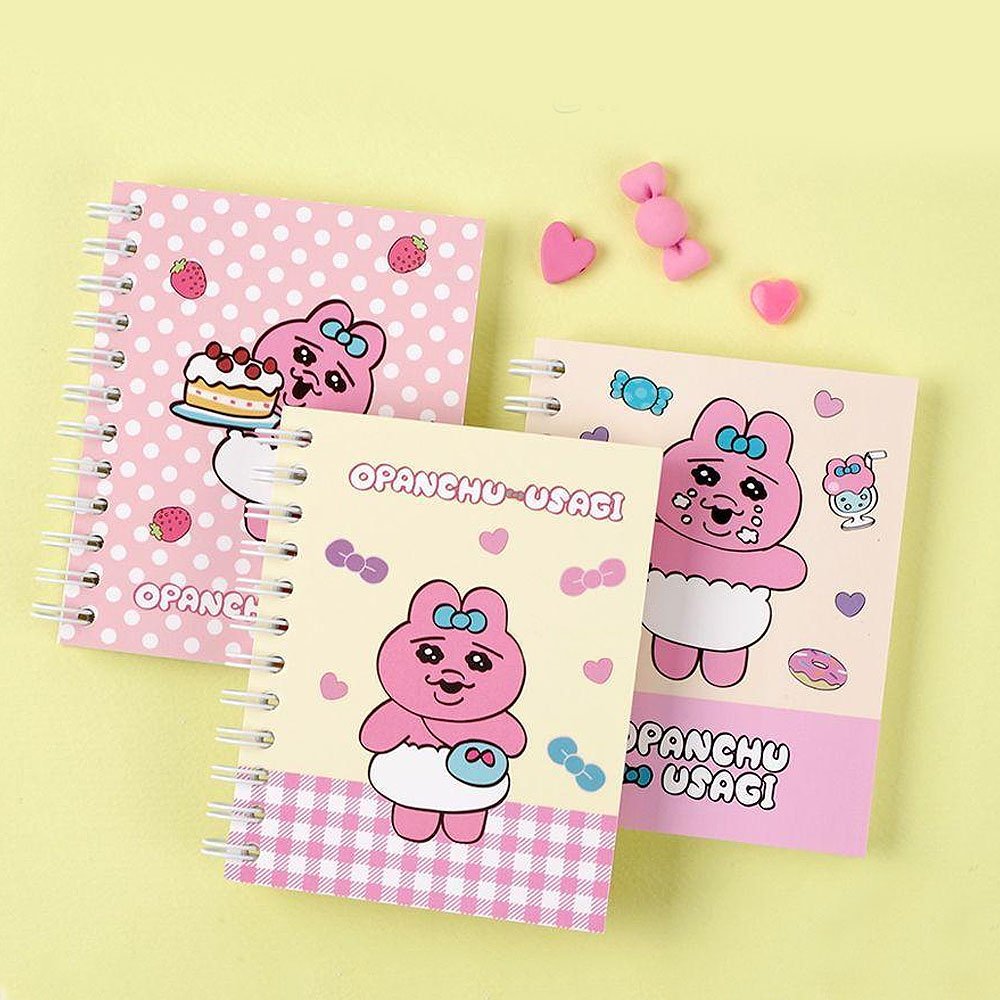 Opanchu-Usagi Mini Spiral Notebook