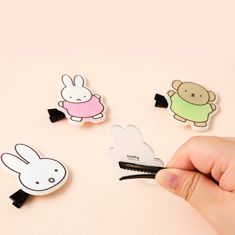 Miffy and Boris Acrylic Hair Pin