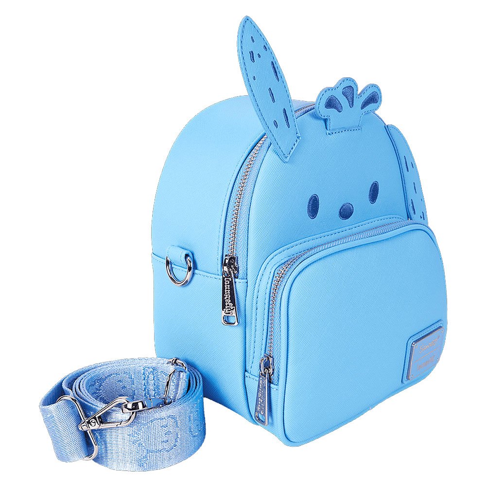 Loungefly x Sanrio Pochacco Monochrome Cosplay Convertible Mini Backpack & Crossbody Bag
