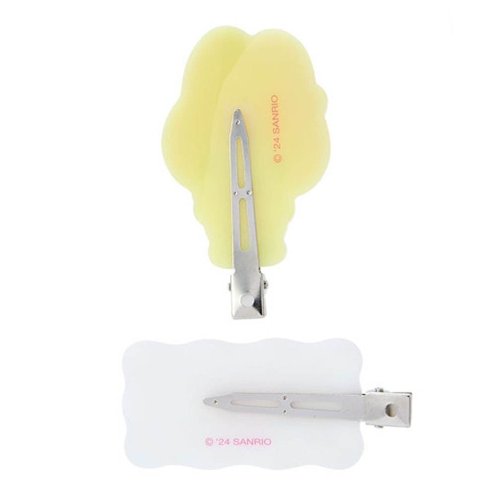 My Melody Hair Clip Set :Pastel Check