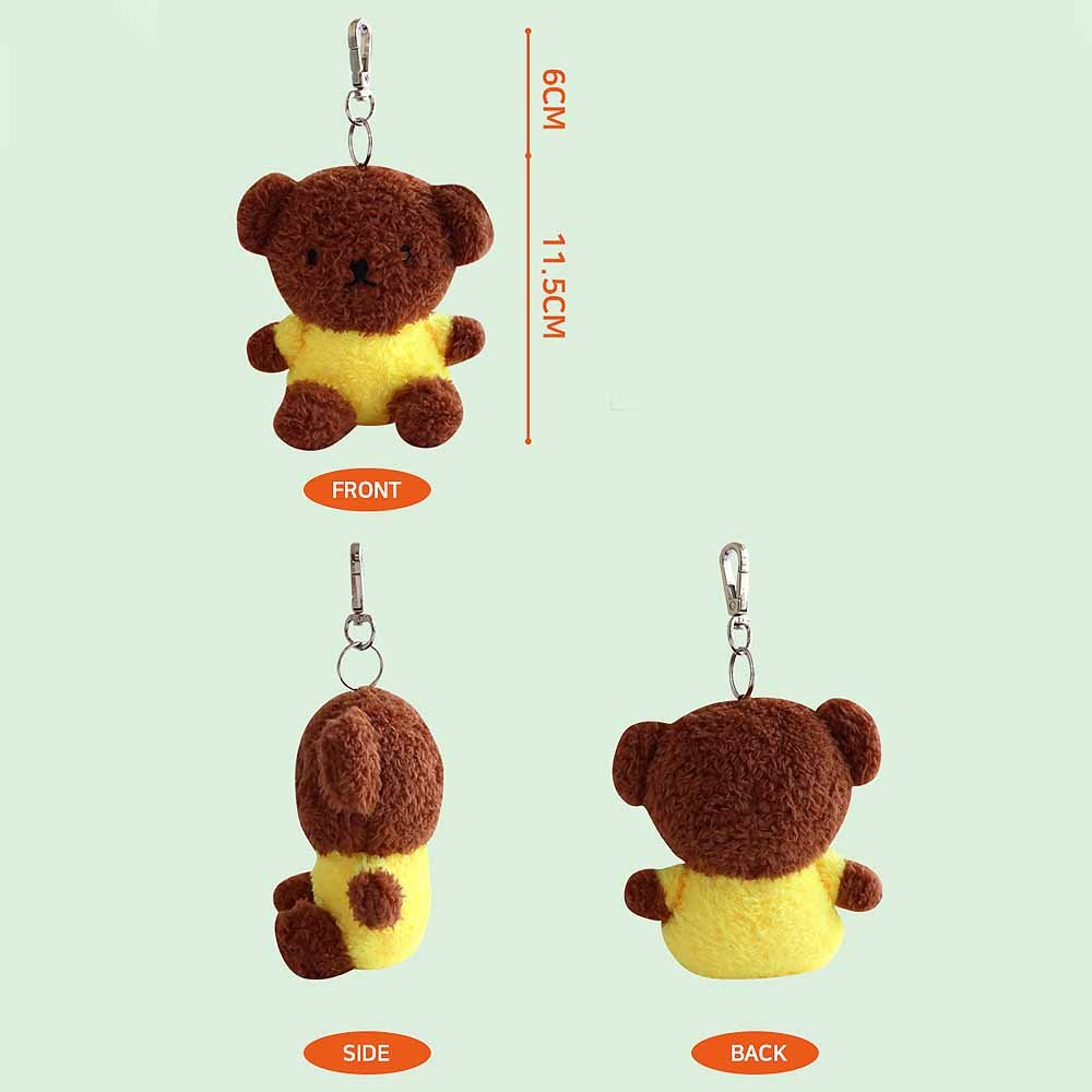 Miffy Friend Boris Sitting Clip-On Plush