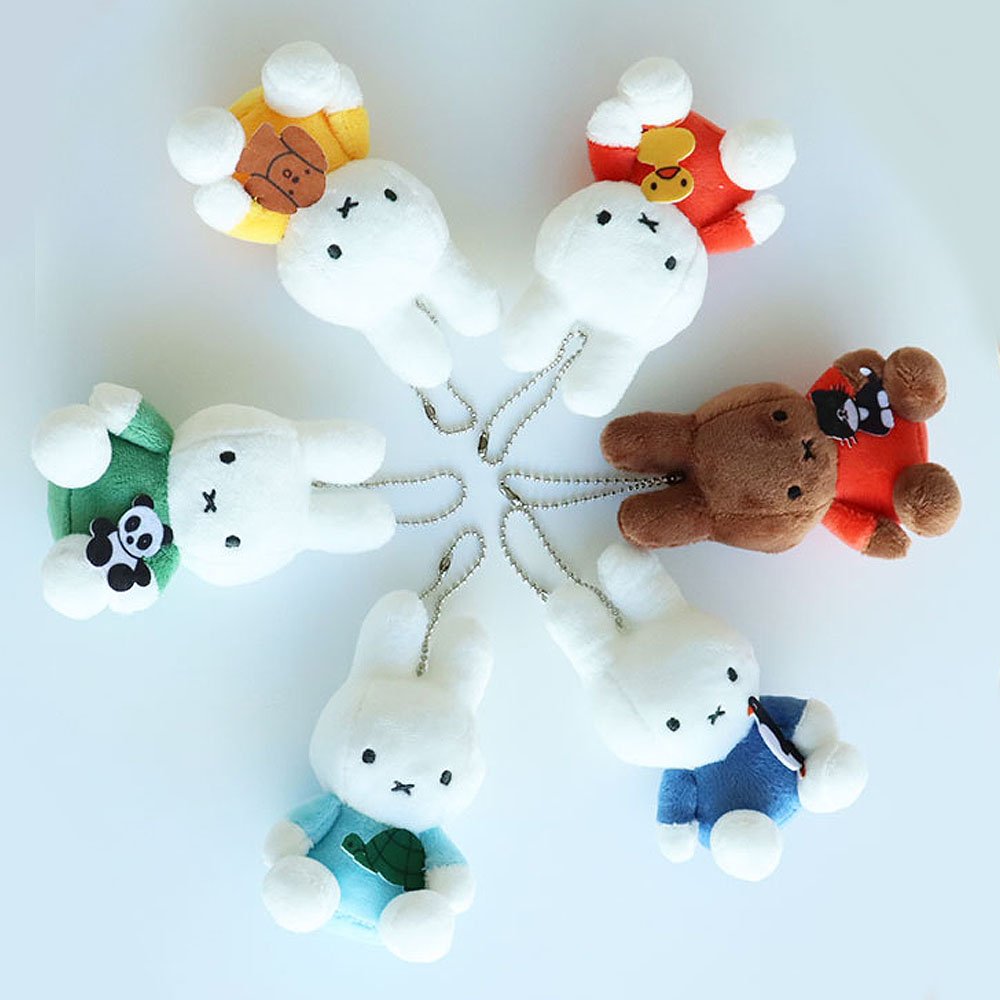 Miffy Bunny Plush keychain, Miffy Plush Toy, Miffy stuffed animal, Miffy keychain, Miffy Plushies, Miffy plush toys, Miffy backpack clip toys