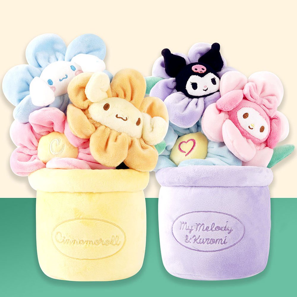 My Melody & Kuromi Flower Pot 12" Plush