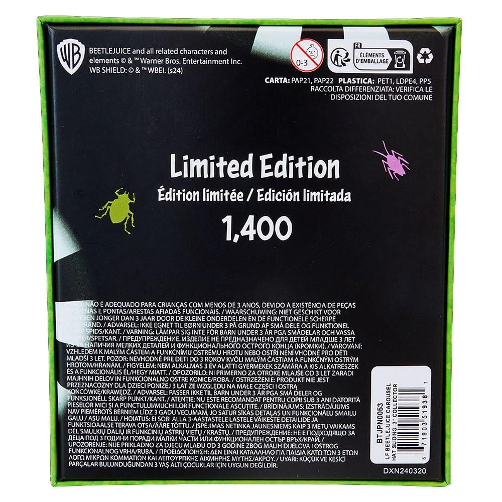 Loungefly x Beetlejuice Carousel Hat 3" Collector Box Sliding Pin