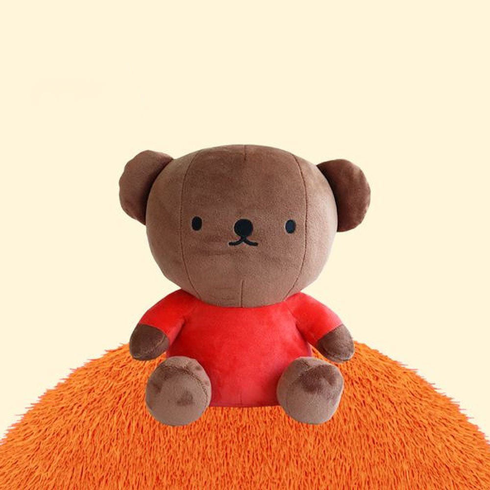 Miffy friends Boris Teddy Bear plush, Boris Teddy Bear Stuffed Animal plush, Boris Teddy Bear Soft Doll Toy