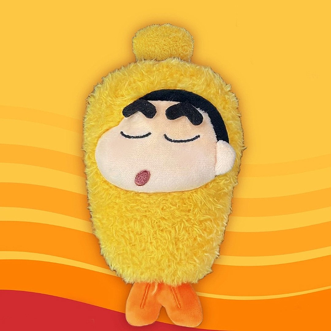 Crayon Shin-chan Happy Bucket Plush Blind Box Keychain