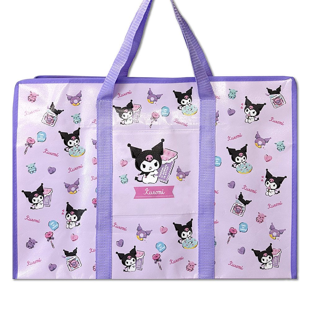 Sanrio Kuromi Heart 20"Tarpaulin Bag
