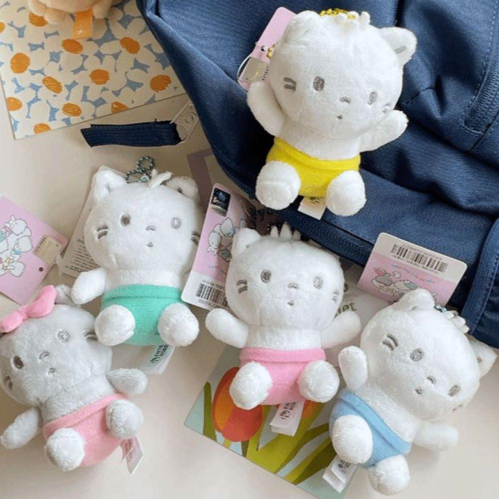 Sanrio Nya Ni Nyu Nye Nyon Mascot Plush Keychain