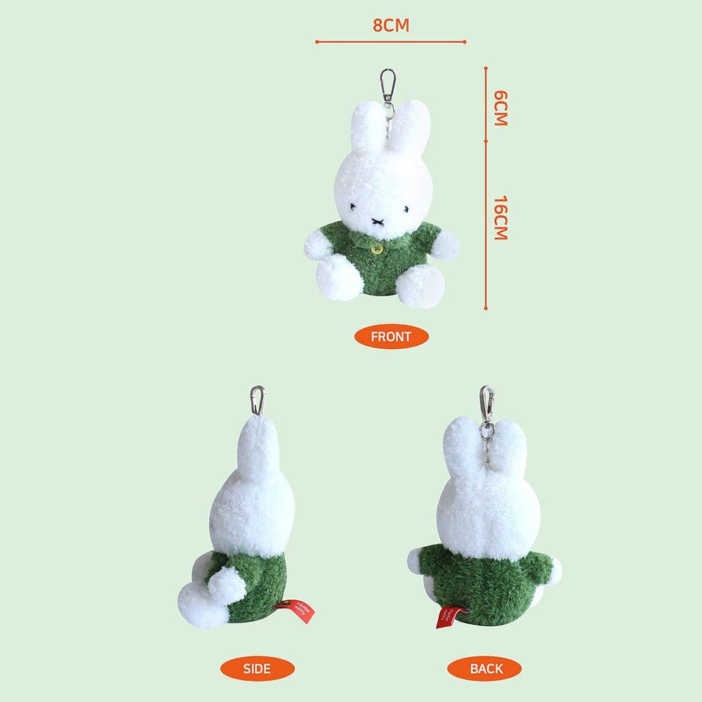 Miffy Sitting Clip-On Plush: Green