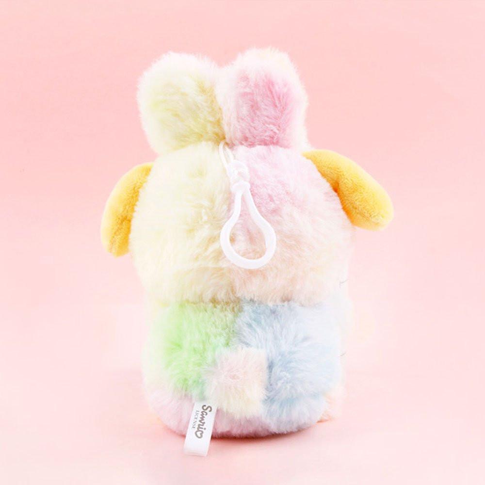 Sanrio Pompompurin Rainbow Clip-On Plush