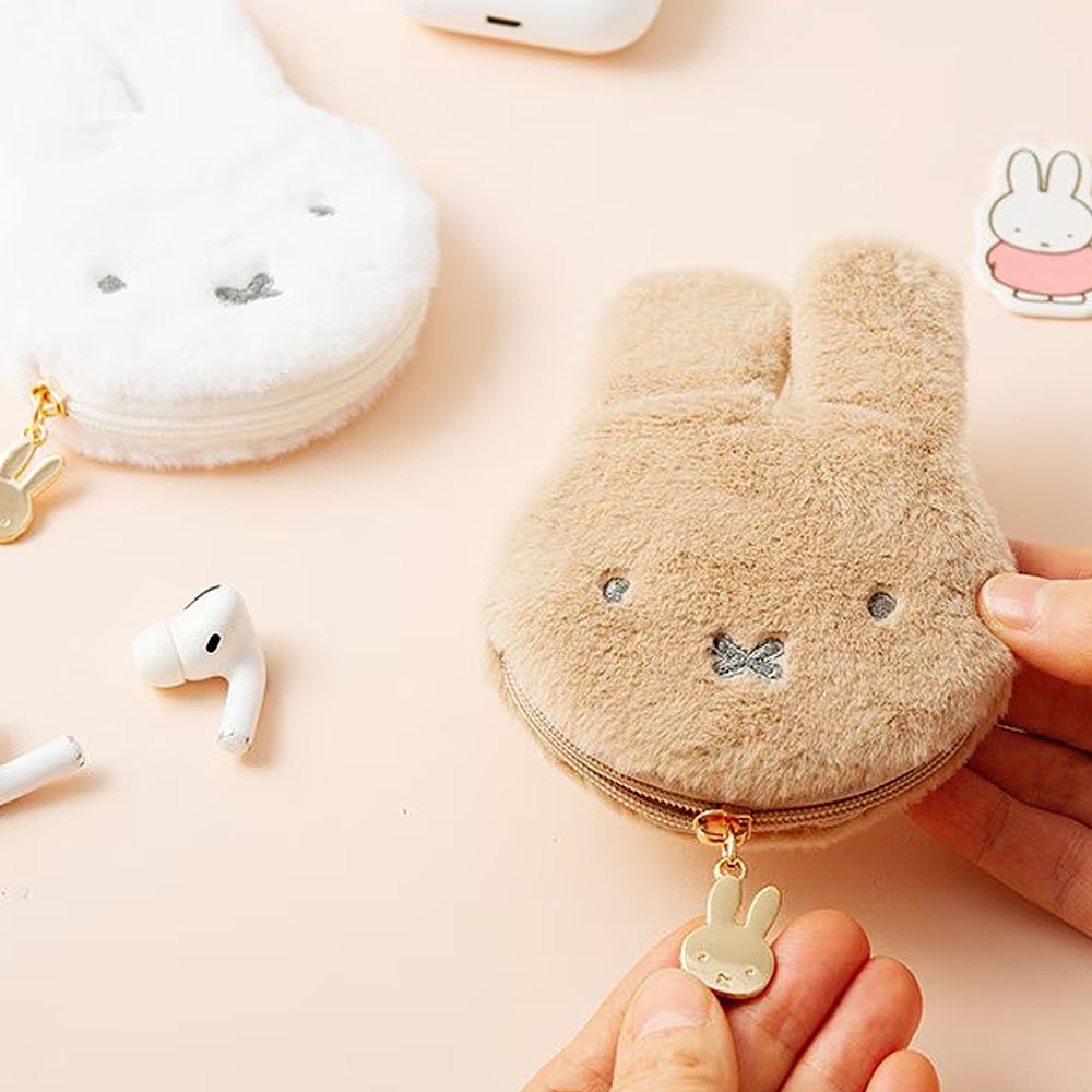 Miffy Face Slim Clip-On Pouch