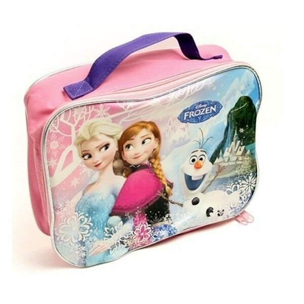 Disney Frozen Elsa & Anna School Insulated Lunch Bag Insulated : PINK