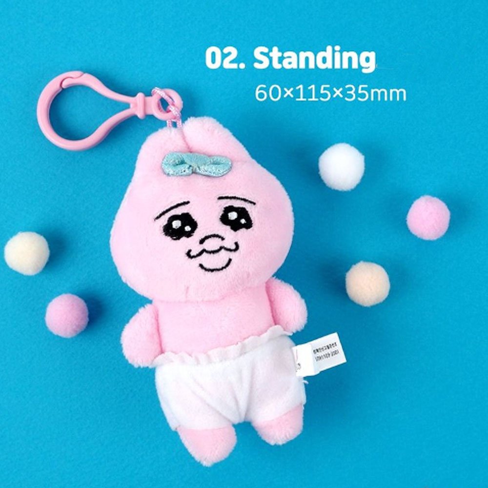 Opanchu-Usagi Sitting & Standing Clip-On Mascot