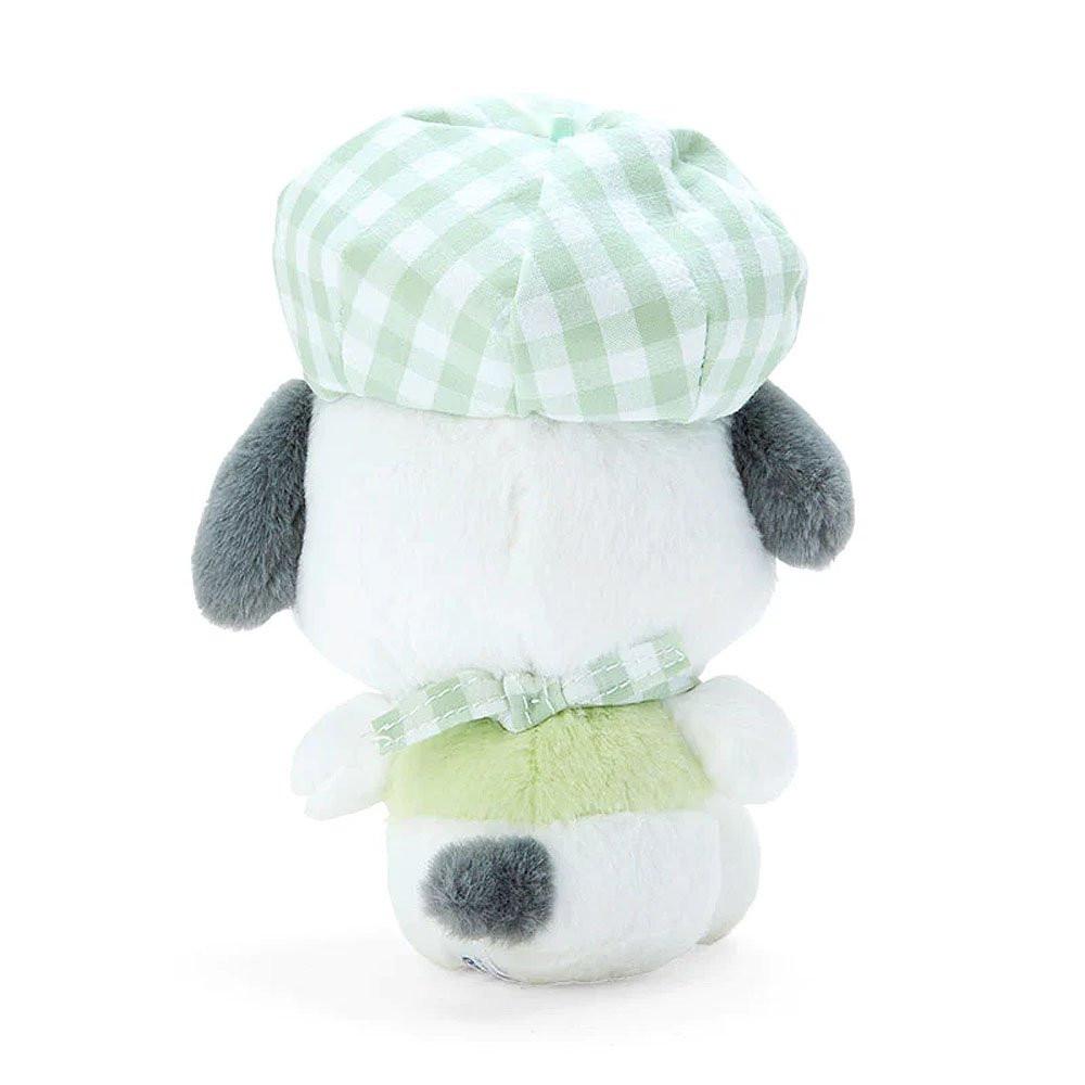 Pochacco Gingham Casquette Mascot Clip-On Plush