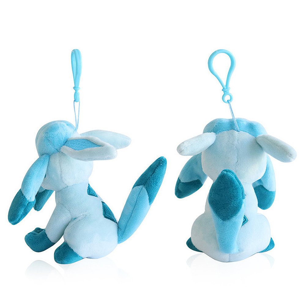 Pokemon Glaceon Clip-On Plush