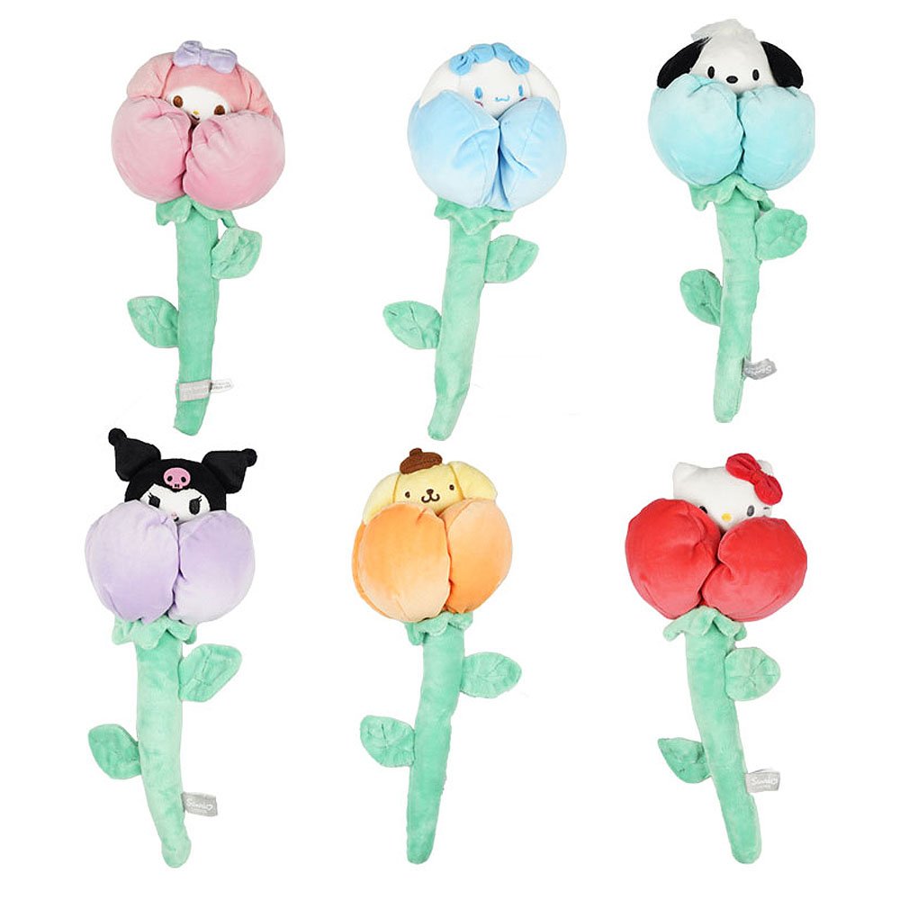 Sanrio Characters Big Flower 12" Plush
