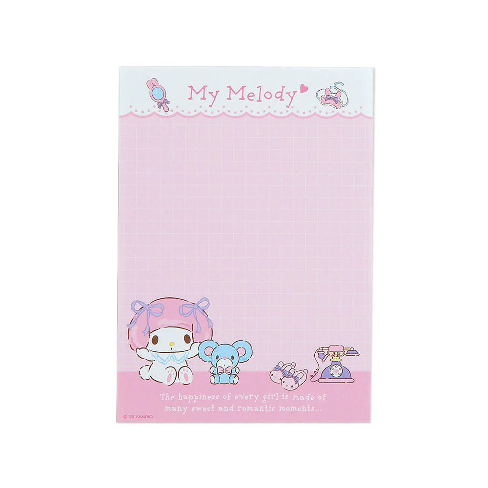 Sanrio My Melody Memo Pad & Sticker Set