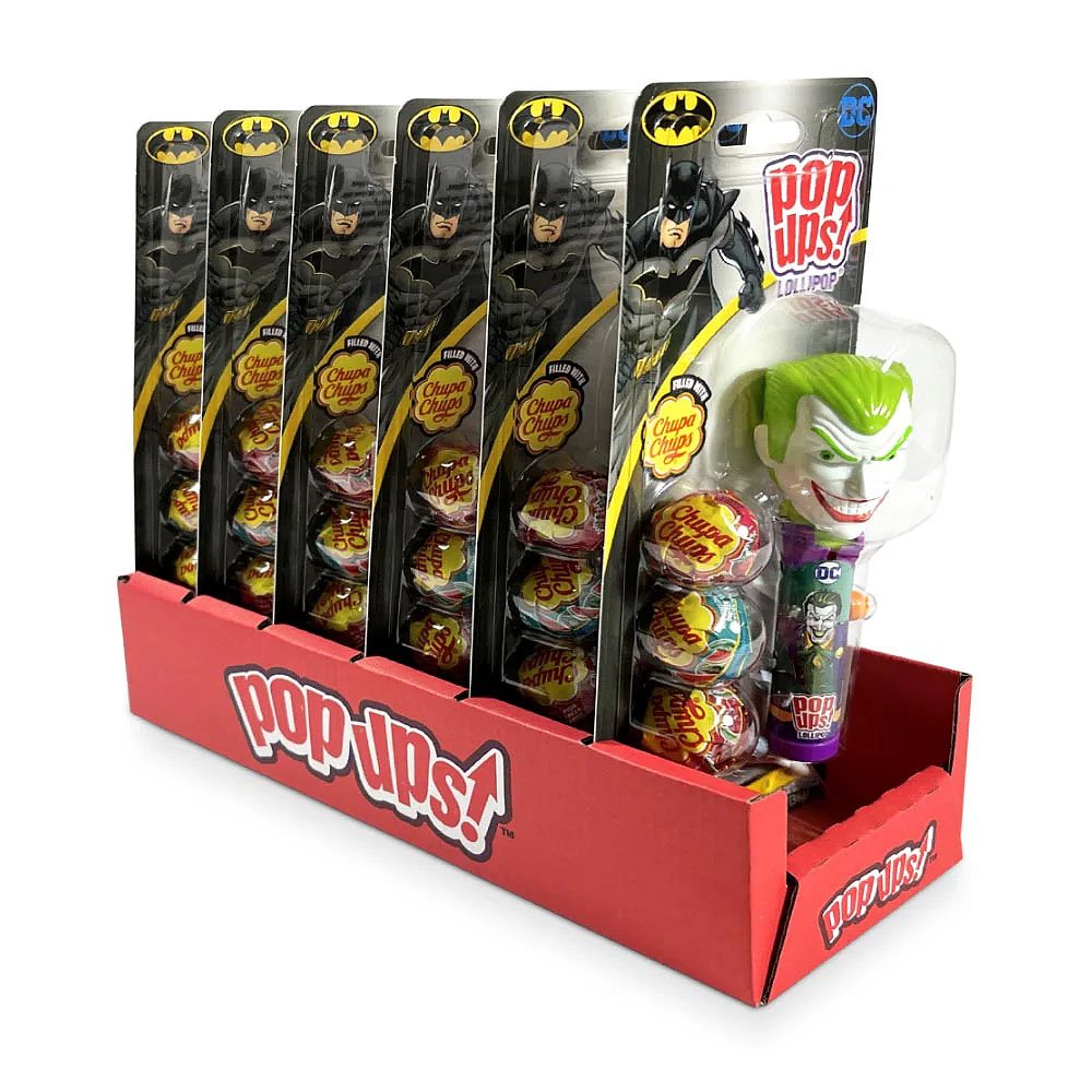 DC Justice League Pop Ups 3 Chupa Chups Lollipops