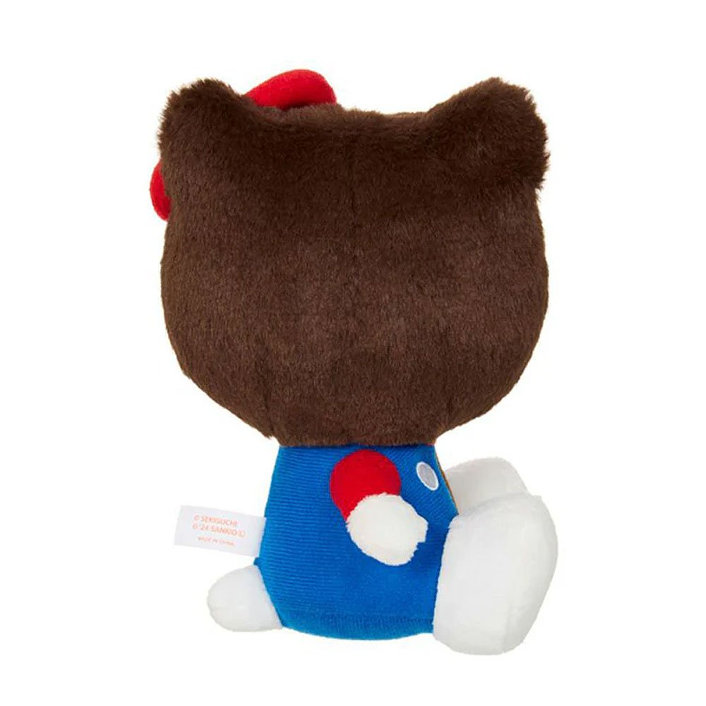 Hello Kitty x Monchhichi 7" Plush : Hello Kitty Dressed as Monchhichi